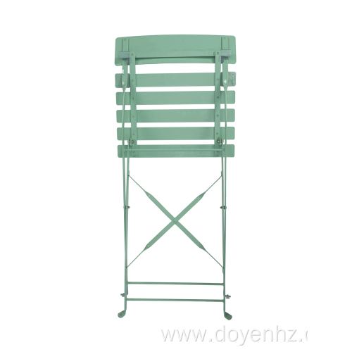 Outdoor Metal Folding Slat Chair(5Seat & 1Back)